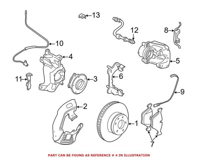 BMW Steering Knuckle - Front Driver Left 31216753461